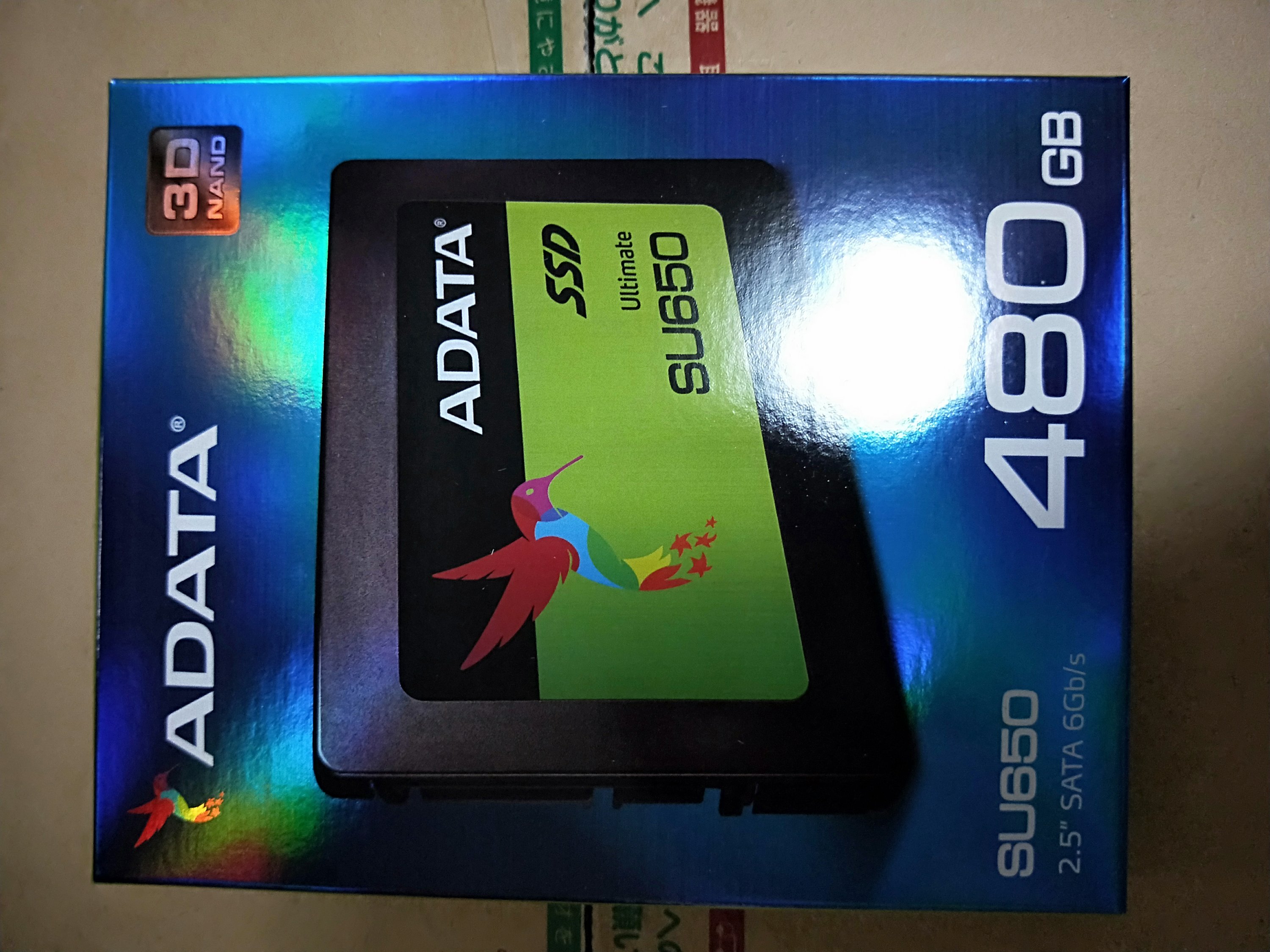ADATA HARD DISK SSD STATO SOLIDO 512GB ADATA ULTIMATE SU650 SATA3 QLC 3D NAND 
